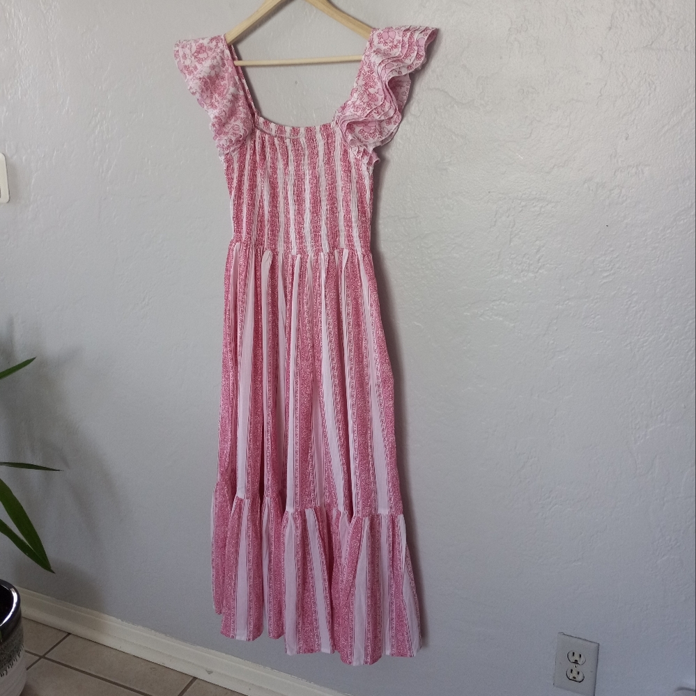 Mille Olympia Dress In Jaipur Stripe M - Picture 10 of 16